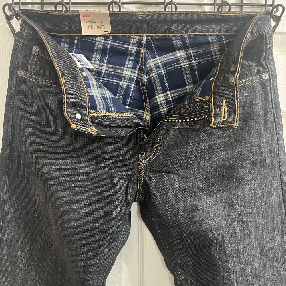 Levi's Men's Dark Gray Straight Jeans